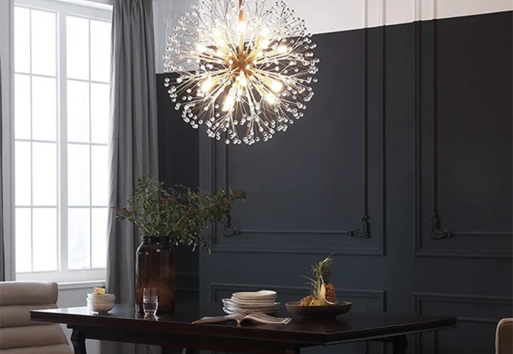 clean crystal chandelier