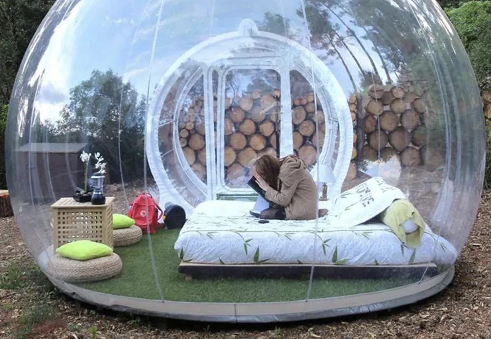 inflatable outdoor bubble tent