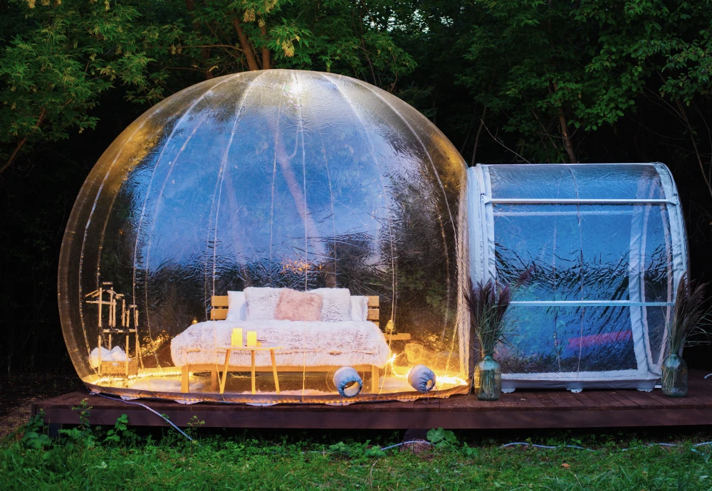 stargazing bubble tent