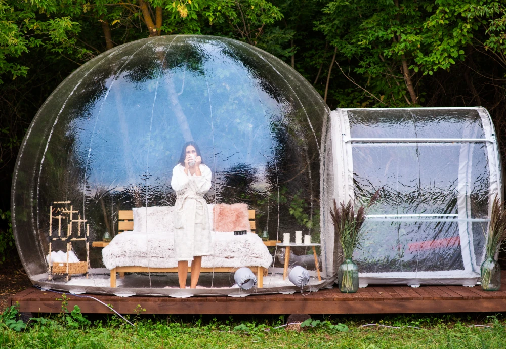 large bubble tent