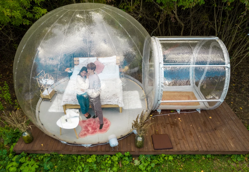 bubble tent glamping