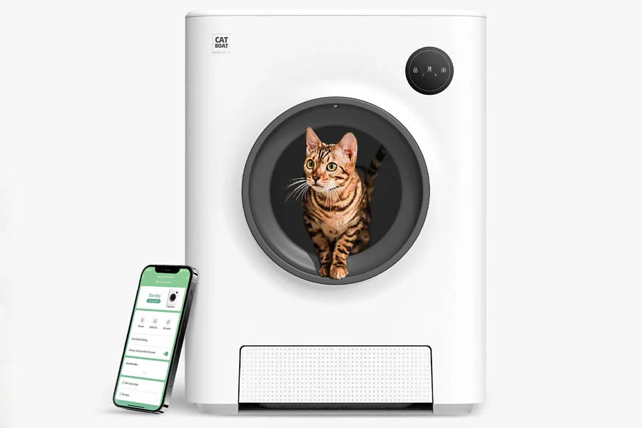 automatic self cleaning litter tray