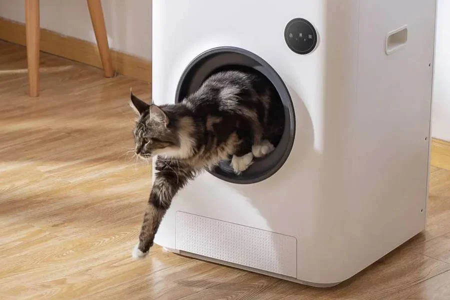 spinning litter box