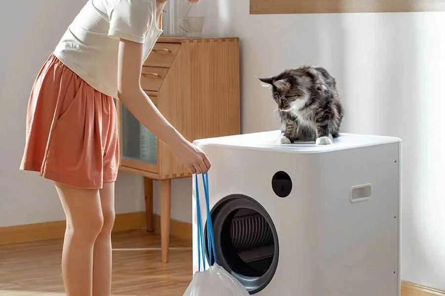 cat litter that cleans itself