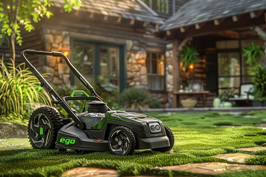 cordless electric lawnmower