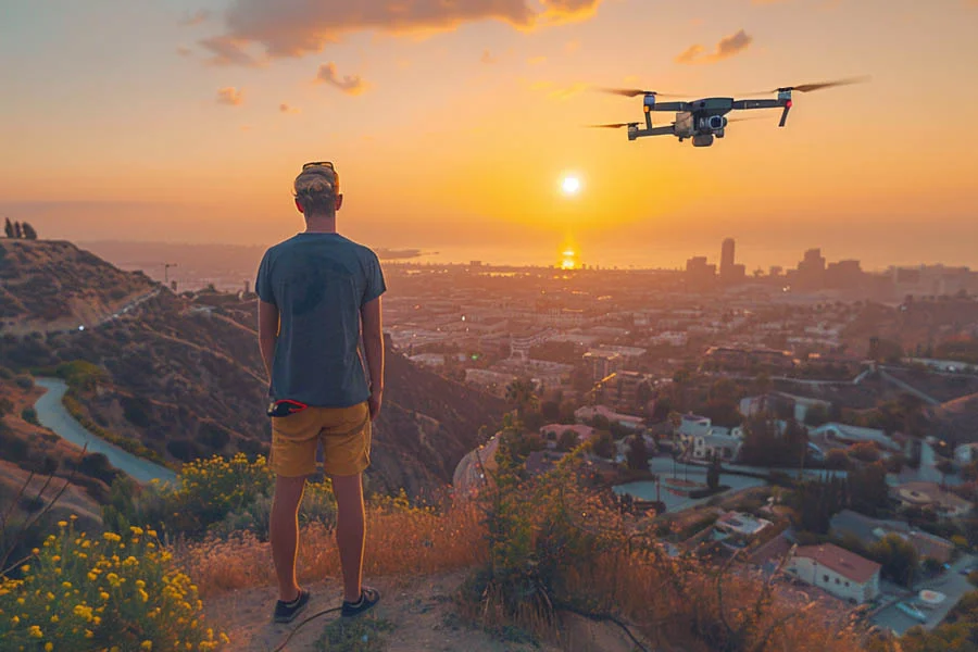 a drone with a camera