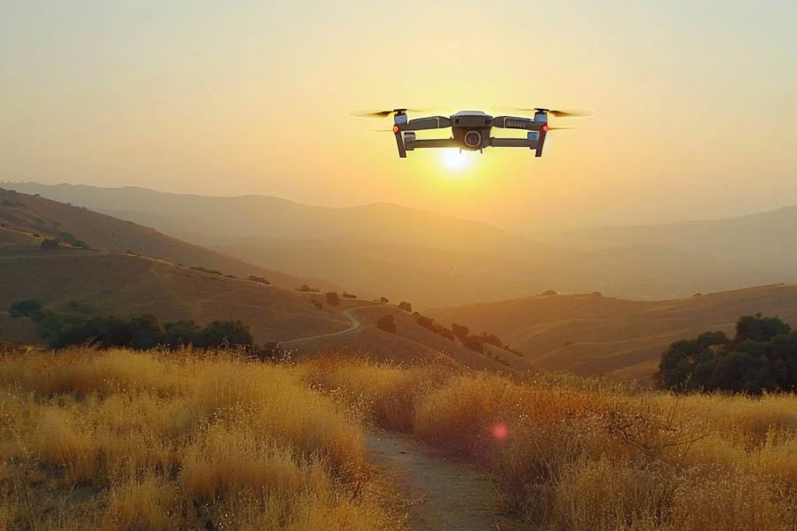 a drone with a camera